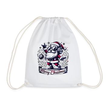 Joyeux Noël Père Noël - Sac de sport léger - blanc - Devant