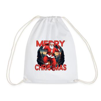 Joyeux Noël Père Noël - Sac de sport léger - blanc - Devant