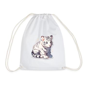 Tiger Wildcat Tiger Baby Baby Tiger Africa - Sac de sport léger - blanc - Devant