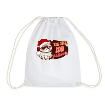 It's The No Season Angry Cat Women Funny Christmas - Turnbeutel - Weiß - Vorne