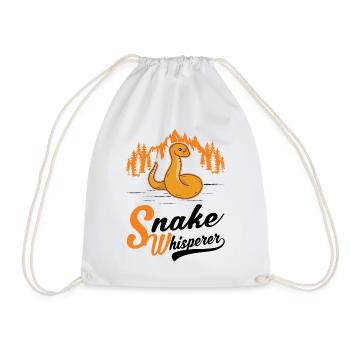 Snakes Whisperer Snake Lovers - Drawstring Bag - white - Front