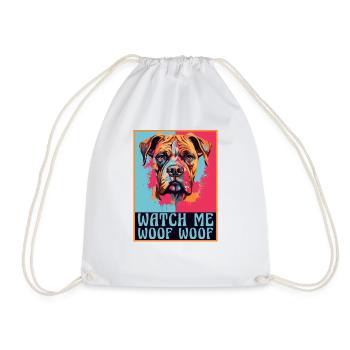 Boxer Race Chien Boxer Accessoires Chiens Propriétaires De Chiens - Sac de sport léger - blanc - Devant
