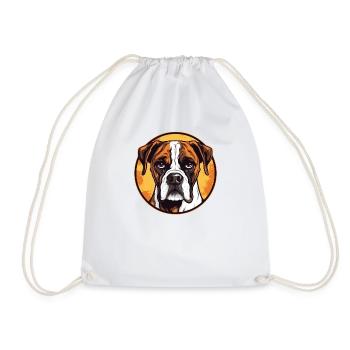 Boxer Race Chien Boxer Accessoires Chiens Propriétaires De Chiens - Sac de sport léger - blanc - Devant
