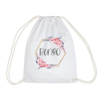 Bengü Prénom Turc Turquie Cadeau Bébé - Sac de sport léger - blanc - Devant