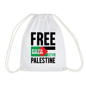 Libérez Gaza Libérez la Palesine - Sac de sport léger - blanc - Devant