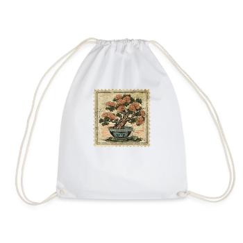 Bonsaï arbre bonsaï plantes bonsaï bol Vintage - Sac de sport léger - blanc - Devant