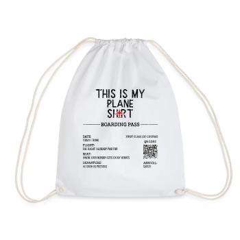Devis de voyage de vacances - C’est mon avion - Sac de sport léger - blanc - Devant