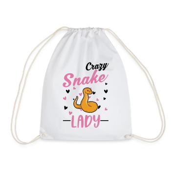 Crazy Snakes Femme - Sac de sport léger - blanc - Devant