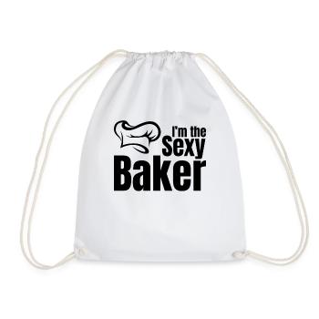 Bakery Baker - I'm The Sexy Baker - Turnbeutel - Weiß - Vorne