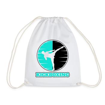 Kickboxer Arts martiaux Kickboxing Kickboxen - Sac de sport léger - blanc - Devant