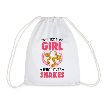 Serpents Filles Serpent des blés Serpent - Sac de sport léger - blanc - Devant