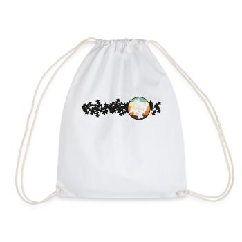 Jigsaw Puzzle Jig Saw Puzzle Lover - Drawstring Bag - white - Front