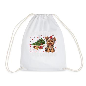 Noël arrive version chien - Sac de sport léger - blanc - Devant