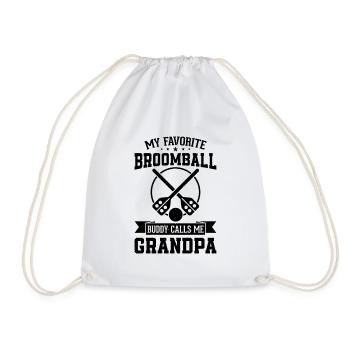 Mon copain de ballon-balai préféré m’appelle Grand-père balai - Sac de sport léger - blanc - Devant