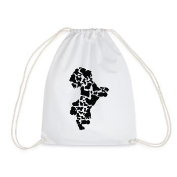Shih Tzu Dog Mom Shih Tzu Dad - Drawstring Bag - white - Front