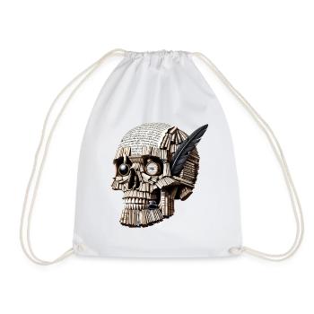 Littéraire Lore Skull Tee Classique du professeur d’anglais - Sac de sport léger - blanc - Devant