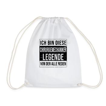 Berufe Ausbildung bestanden Legende - Turnbeutel - Weiß - Vorne