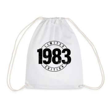 Limited Edition 1983 Year of Birth Urban Birthday - Drawstring Bag - white - Front