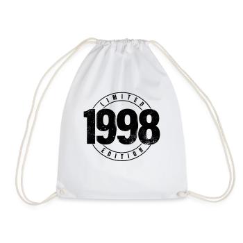 Limited Edition 1998 Year of Birth Urban Birthday - Drawstring Bag - white - Front