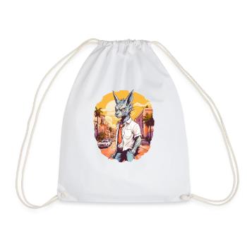 Cryptozoologists Chupacabra Creatures Porto-Rico - Drawstring Bag - white - Front