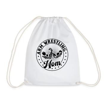 bras de fer Maman bras de fer Maman bras de fer - Sac de sport léger - blanc - Devant