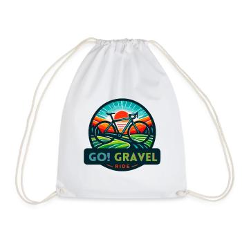 GO! Gravel Ride GO! Balade en Gravel - Sac de sport léger - blanc - Devant