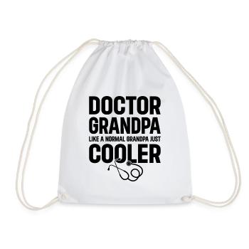 Docteur Grand-père Comme un grand-père normal Juste plus cool - - Sac de sport léger - blanc - Devant