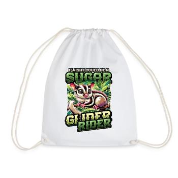 Australische Sugar Glider Kurzkopfgleitbeutler - Turnbeutel - Weiß - Vorne