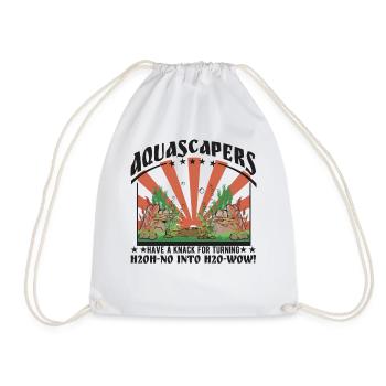 Aquascapers wow! - Drawstring Bag - white - Front