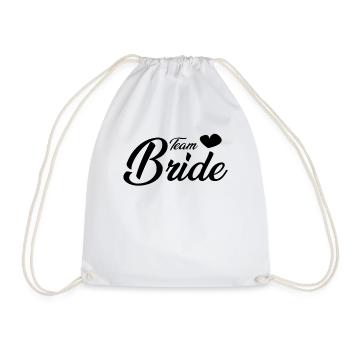 Mariée d’équipe - Sac de sport léger - blanc - Devant