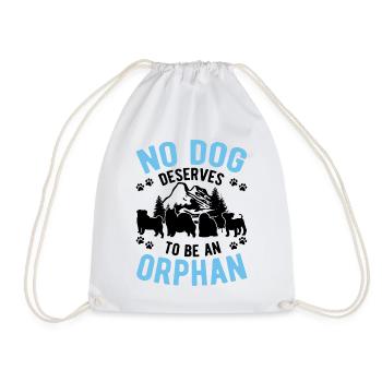 Dog Rescue Street Dog - Drawstring Bag - white - Front