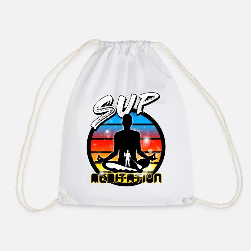 Stand up paddle - Turnbeutel - Weiß