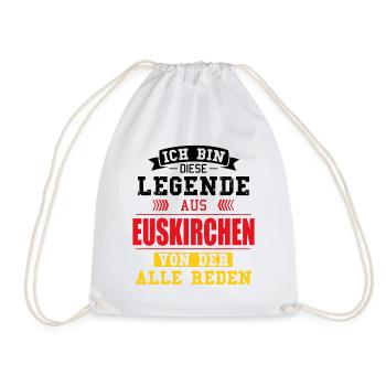 Stadt Euskirchen Deutschland Legende Spruch - Turnbeutel - Weiß - Vorne