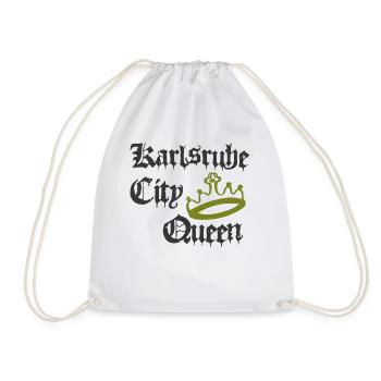 Karlsruhe City Queen - Turnbeutel - Weiß - Vorne