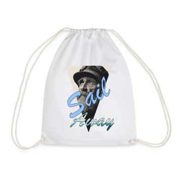 Sail Away Shirt - Turnbeutel - Weiß - Vorne