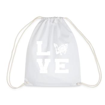 Plongeur Plongée Libre Plongée Taucher Plongée Plongeur Plongeur - Sac de sport léger - blanc - Devant