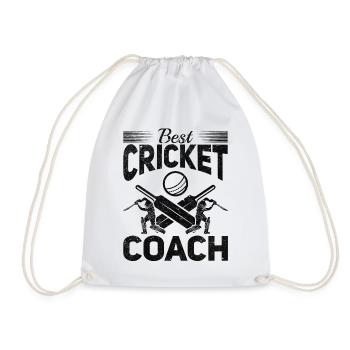 Best Cricket Coach - Cricketing Cricket Player - Turnbeutel - Weiß - Vorne