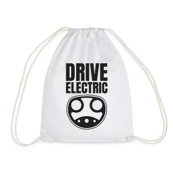 Drive Electric Supercharge - Fans de voitures électriques - Sac de sport léger - blanc - Devant