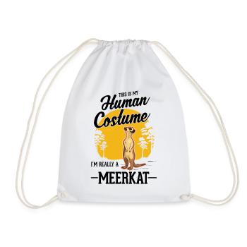 Déguisement Suricate Suricate Halloween - Sac de sport léger - blanc - Devant