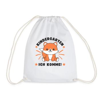 Kindergarten Ich Komme! Fuchs - Turnbeutel - Weiß - Vorne