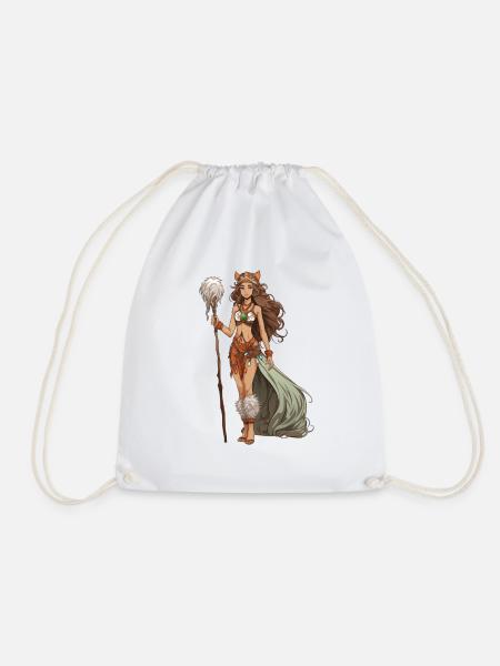 Fille druide - Sac de sport léger - blanc