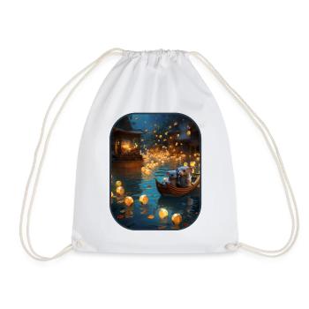 Lanterne Festival souris Miniature Wonder T Shirt - Sac de sport léger - blanc - Devant