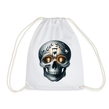 Laternen der Hoffnung Totenkopf T-Shirt PTBS Bewusstsein und - Turnbeutel - Weiß - Vorne