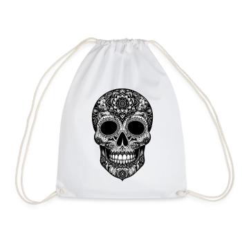 Celestial Swing Skull T Shirt Soie Aérienne - Sac de sport léger - blanc - Devant