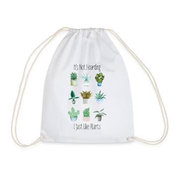 I Just Like Plants Garden Lovers Garden - Drawstring Bag - white - Front