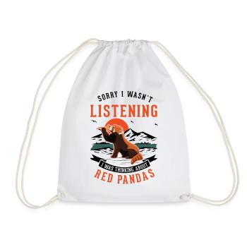 Cadeau Panda roux Panda roux - Sac de sport léger - blanc - Devant