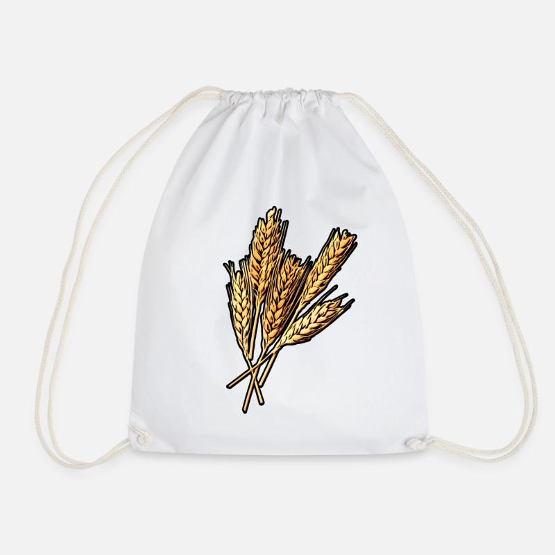 5 épis de blé - Sac de sport léger - blanc