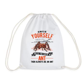 Ants, Ant Farm, Anthill, Fire Ants - Drawstring Bag - white - Front