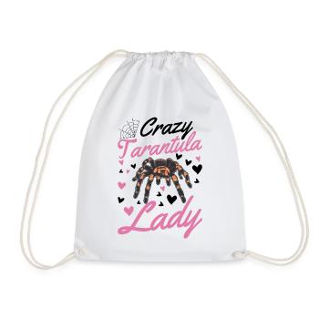 Femme tarentule folle - Sac de sport léger - blanc - Devant