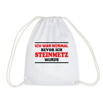 Steinmetz Spruch Beruf Lustiges Steinmetz Geschenk - Turnbeutel - Weiß - Vorne